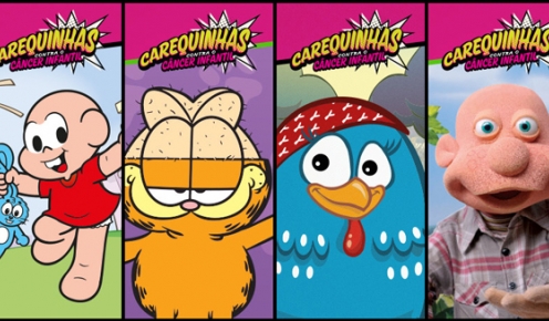 Carequinhas do GRAACC vira Bald Cartoons e rápa 40 personagens