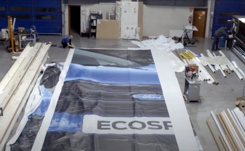 O maior outdoor do mundo é do Ford EcoSport e tem 5.265 metros!