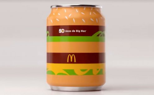 Comemoração dos 50 anos do Big Mac com uma lata diferente!  