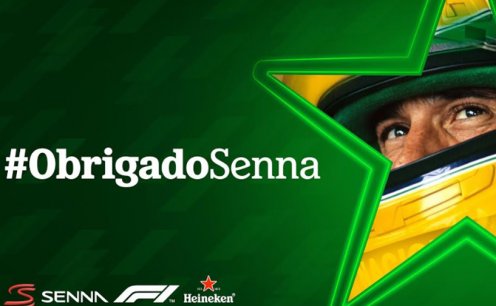  Heineken homenageia Senna com vídeo de "Obrigado" 