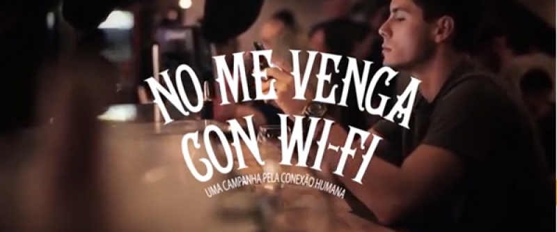 Restaurante faz ação contra wi-fi