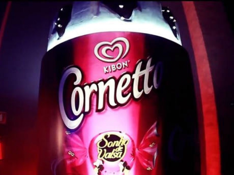 Cornetto e a máquina cupido