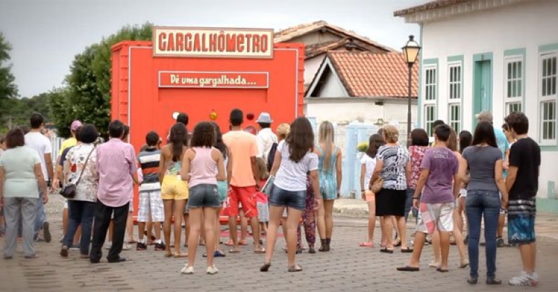 "Gargalhômetro" que compartilha a felicidade