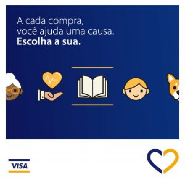 Visa fará doações em nome dos consumidores 