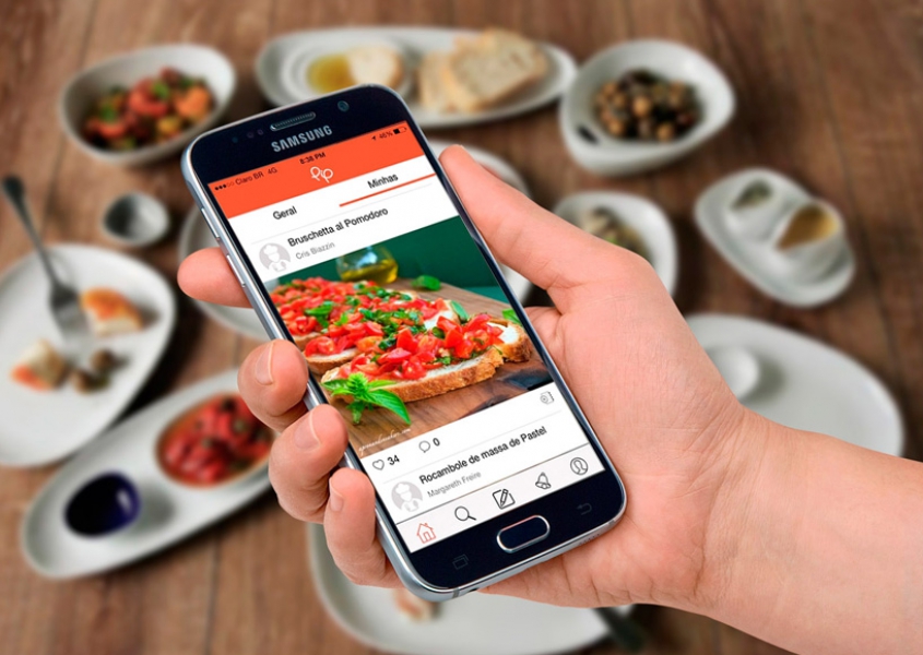 Pip, uma rede social para quem ama culinária