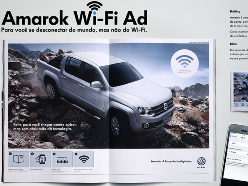 VOLKSWAGEN PROPORCIONA WI-FI GRATUITO EM SEU NOVO ANÚNCIO 